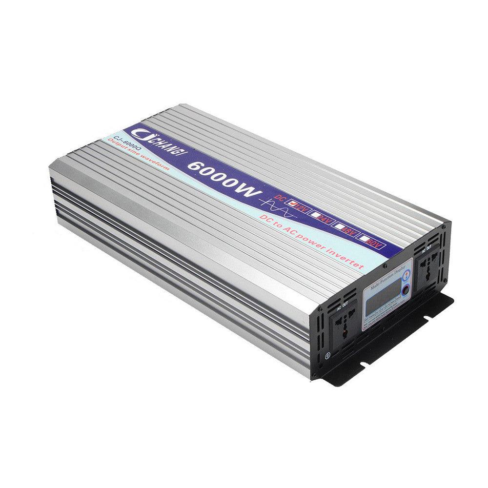 Intelligent Screen Pure Sine Wave Power Inverter 12V/24V To 240V 3000W/4000W/5000W/6000W Converter