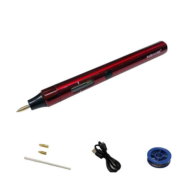 USB Charging Soldering Iron Quick Heating Portabl Wireless Electronic Maintenance Welding Tool Batteri Solder Iron Tool Kit - MRSLM