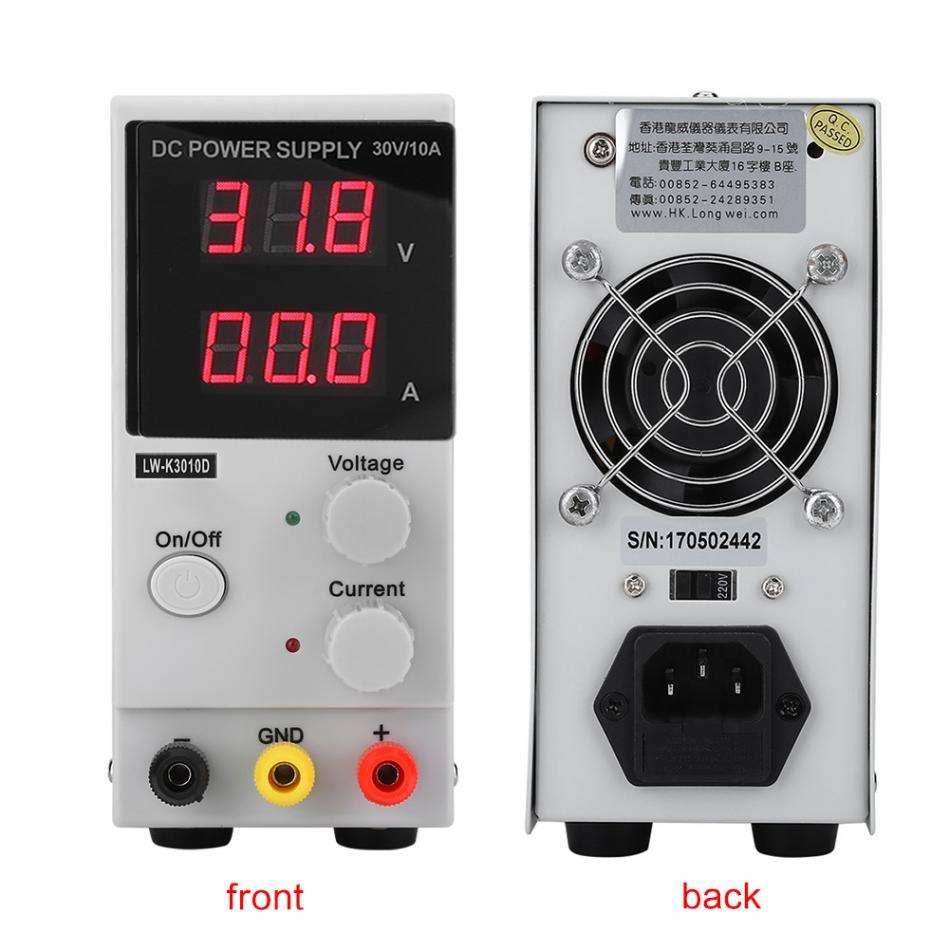 LONG WEI LW-K3010D 110V/220V 30V 10A Adjustable Digital DC Power Supply Switching Power Supply