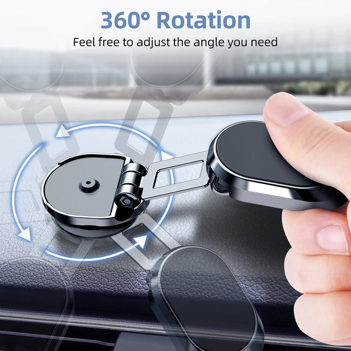 Universal 360¬∞ Rotatable Blue Car Air Vent Magnetic Phone Mount for 4-6" Devices