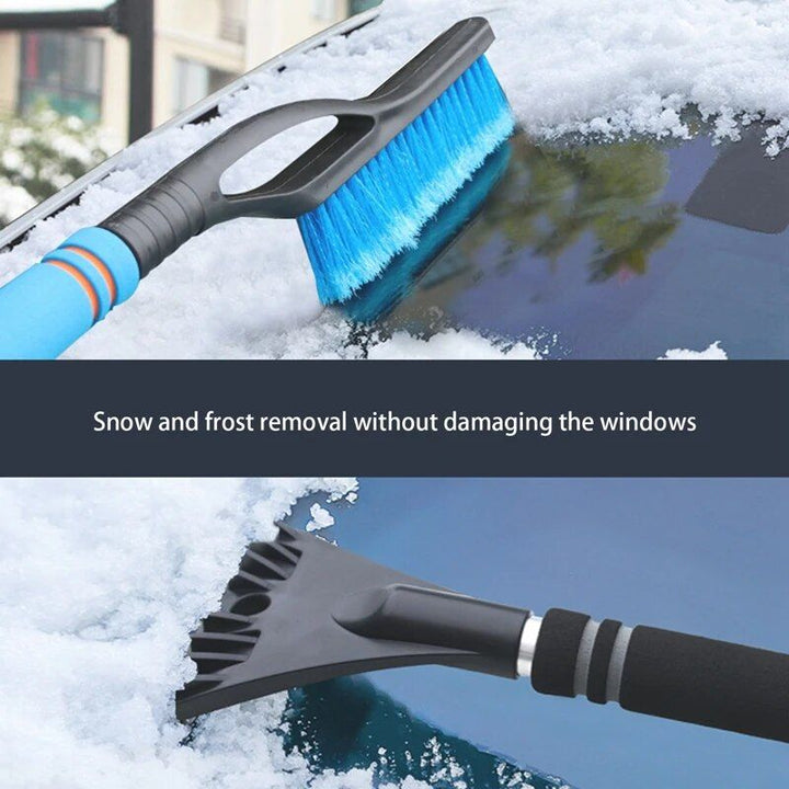 Compact Winter Car Snow & Ice Removal Tool with EVA Foam Handle