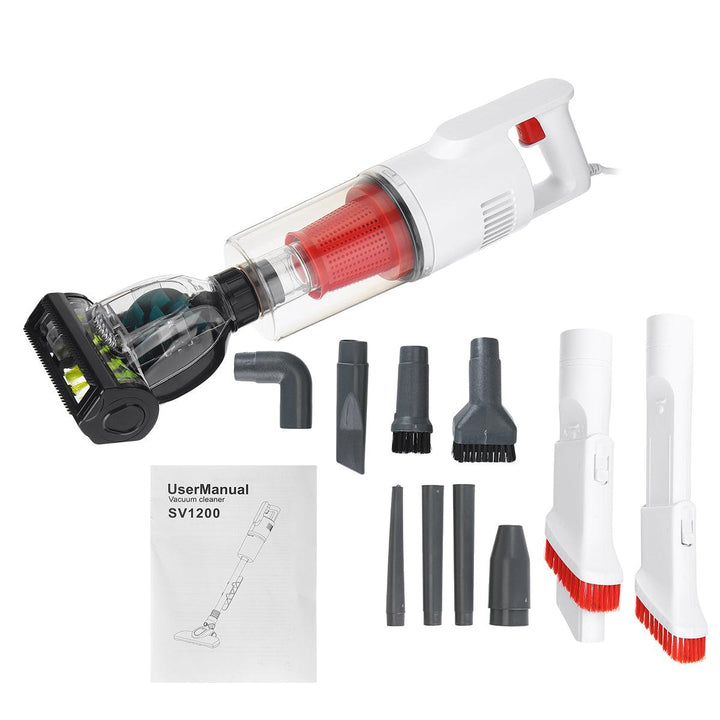 2-in-1 Wired Handheld Vacuum Cleaner 700W 14000Pa Powerful Suction Two Speed Control Low Noise for Home