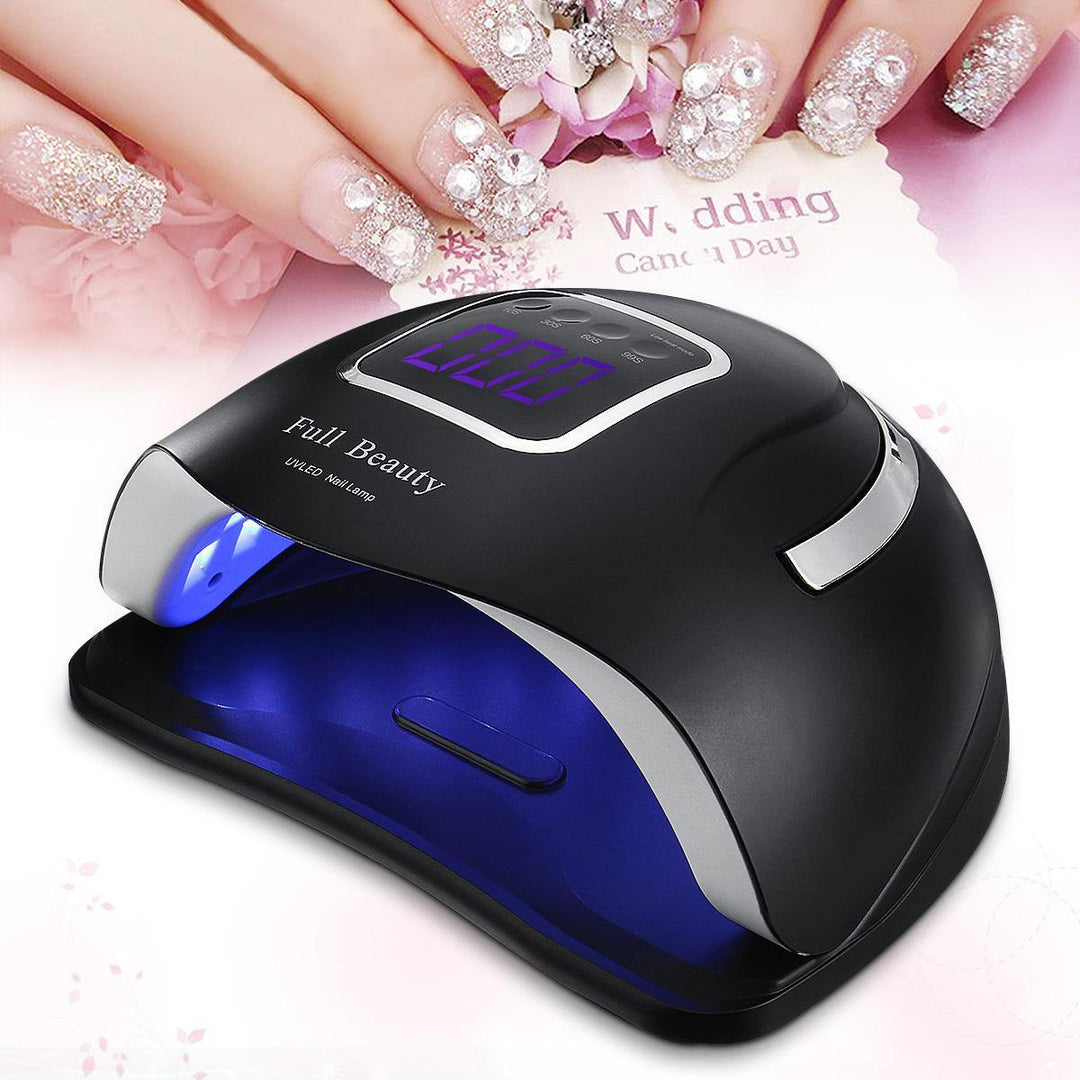 250W LED Nail Dryer UV Lamp Gel Nail Polish Fast Curing Light Timer Sensor Manicure Machine