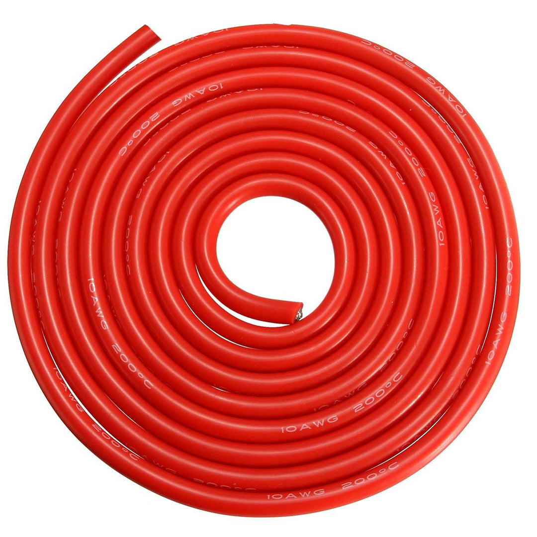 DANIU 2 Meter Red Silicone Wire Cable 10/12/14/16/18/20/22AWG Flexible Cable