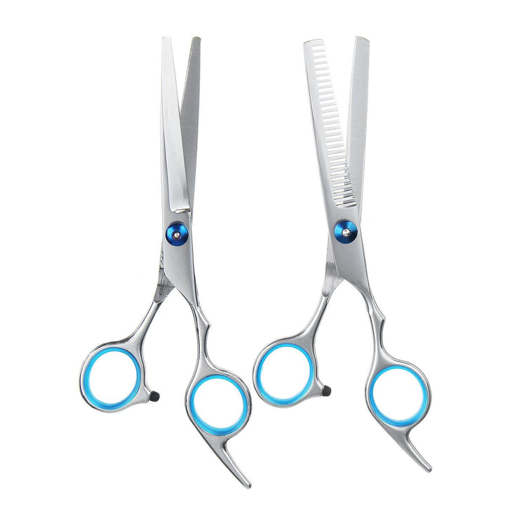 15PCS Barber Hair Cutting Shears Professional Scissors set Thin Salon Hairdress