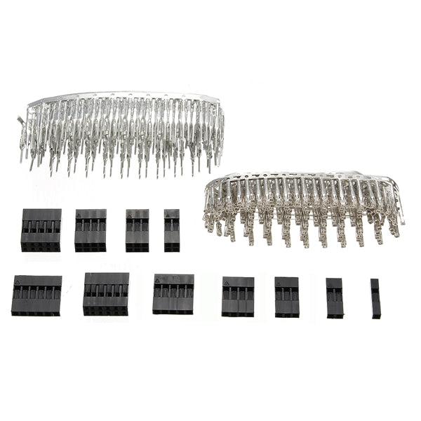 Excellway TC10 620pcs Wire Jumper Pin Header Connector Housing Kit For Dupont and Crimp Pins