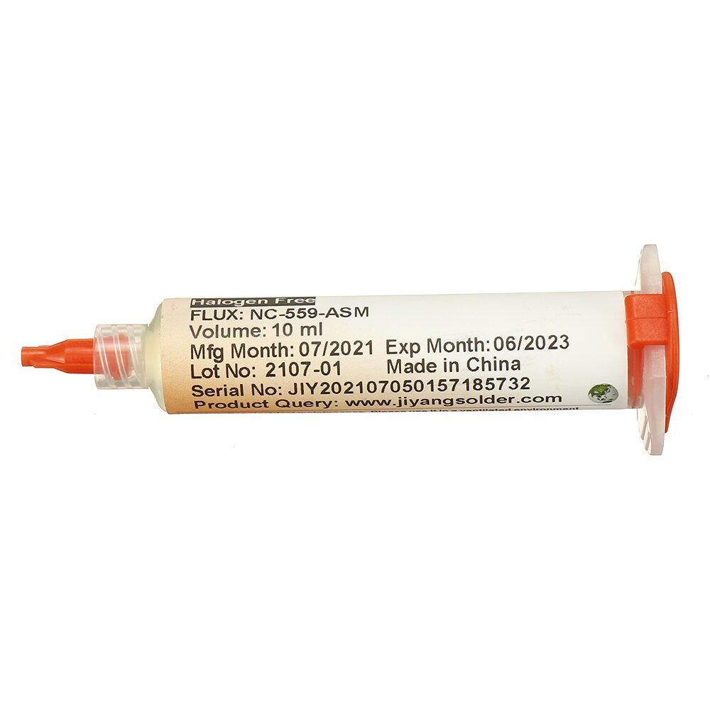 JIYTech 559 Needle Tube Solder Paste is Used for Computer Motherboard Chips, Mobile Phone Chips, CPU Socket Value Balls