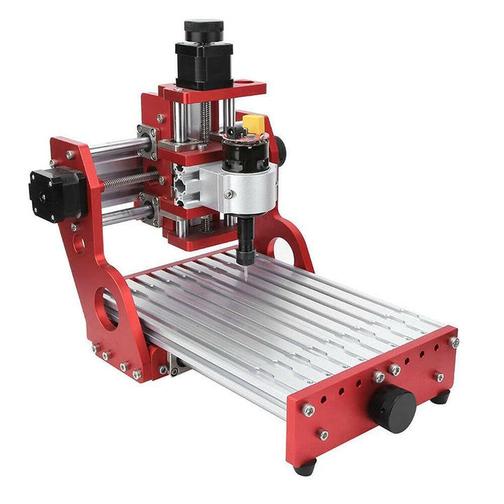 Red 1419 3 Axis Mini DIY CNC Router Standard Spindle Motor Wood Carving Engraving Machine Milling Engraver Woodworking - MRSLM