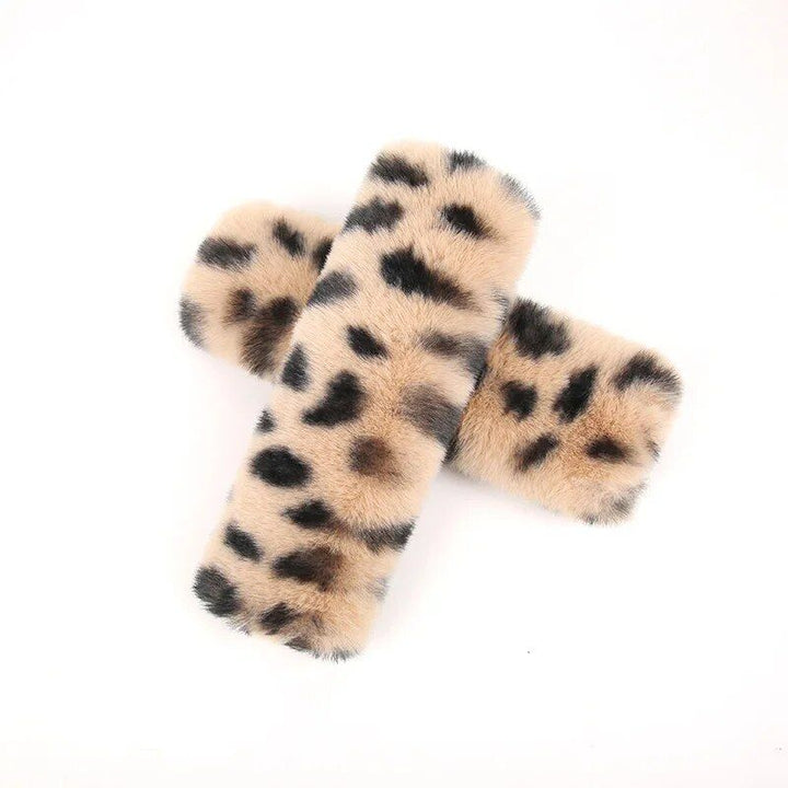 Luxurious Leopard Print Car Seat Belt Shoulder Pad