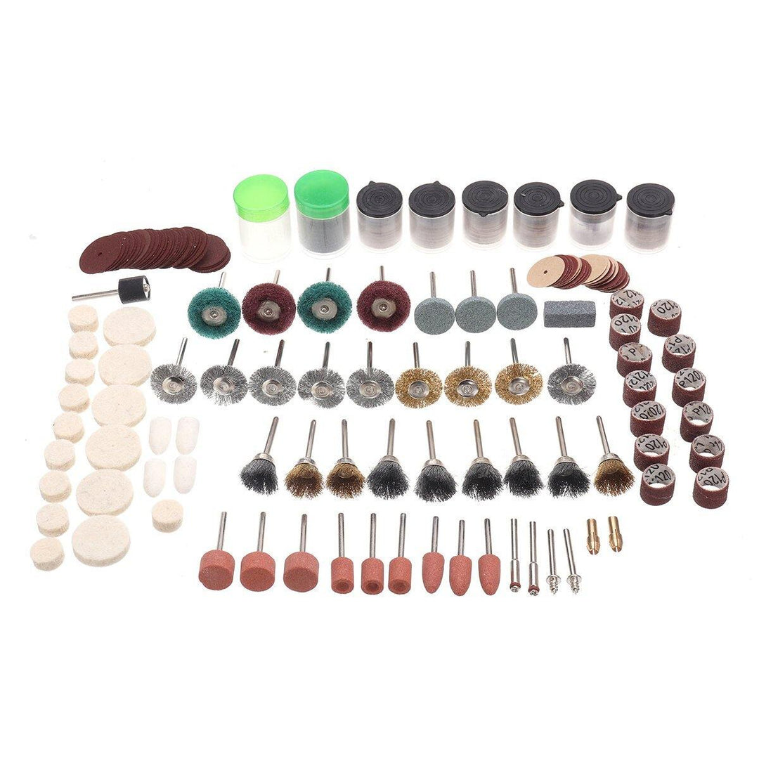 327Pcs Electric Grinder Accessory Polishing Wheel Grinding Wheel Kit for Rotary Power Drill - MRSLM