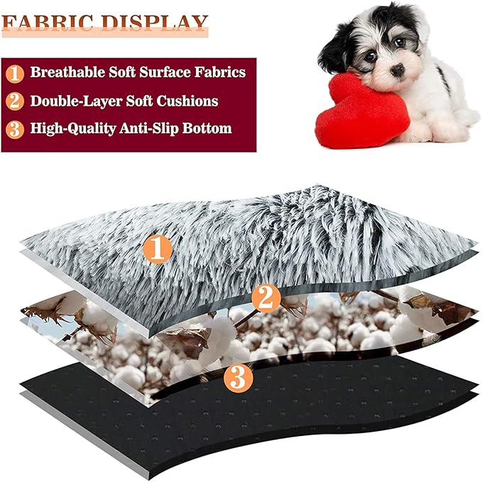 Zylo CozyNook Fluffy Pet Bed