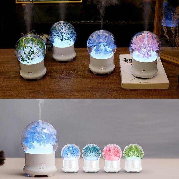 4 Colors Immortal Flower Mini Aroma Humidifier