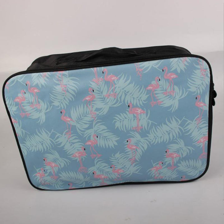 38cm Cute Cartoon Portable Travel Storage Bag Boarding Bag Luggage Clothing Trolley Case Wash Bag