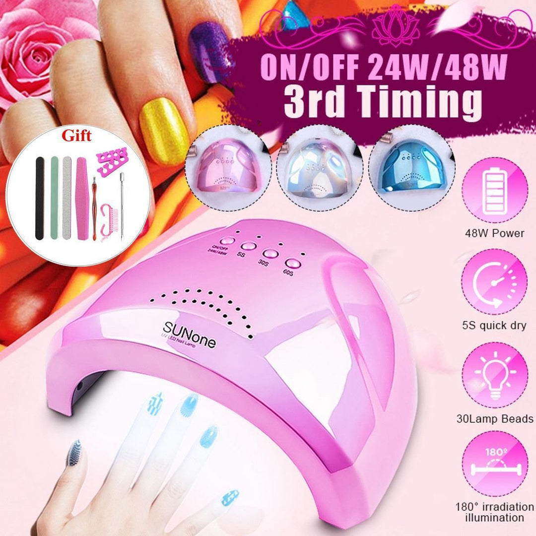 30 LED 48W Nail Light Therapy Induction Nail Dryer Machine