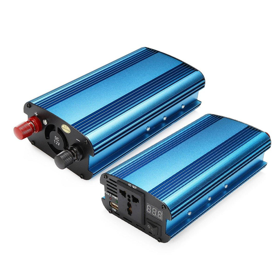 1200W PEAK DC 12V/24V to AC 220V Power Inverter Charger LED Modified Sine Wave Converter