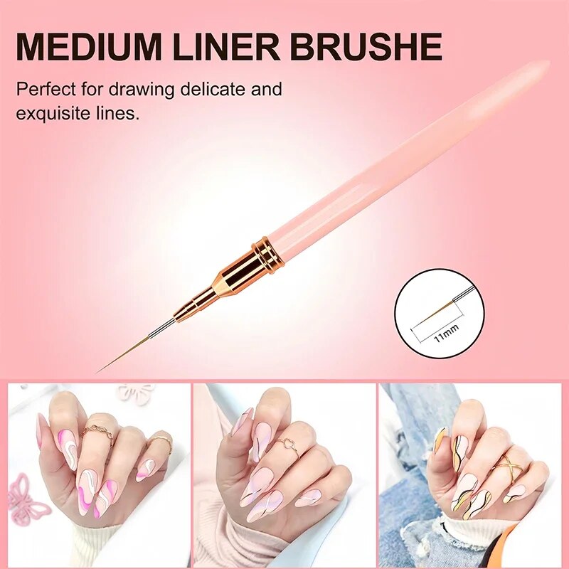 Professional Nail Art Liner Brush Set