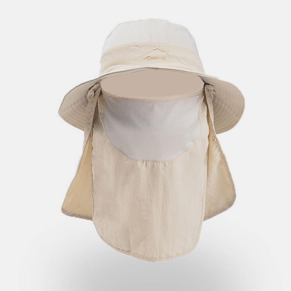 Removable Outdoor Quick-drying Sunscreen Waterproof Fisherman Hat Breathable Bucket Hat - MRSLM