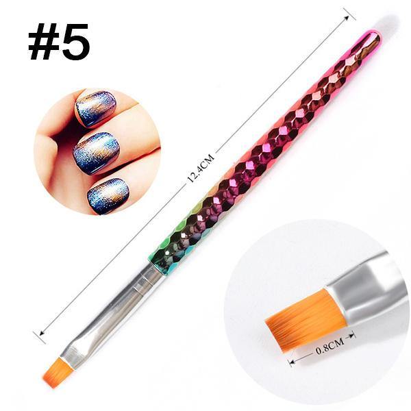 1pc Nail Art Pen Mermaid DIY Drawing Design And Line Painting Manicure Dotting Tools