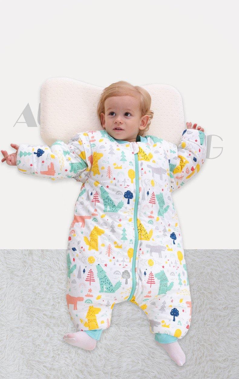 Baby Sleepsacks Cartoon Pattern Baby Sleeping Bag Carriage Sack for Newborn Split Leg