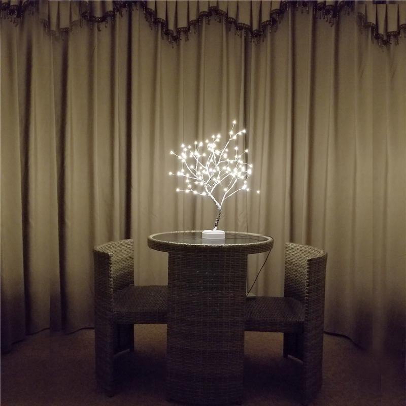 Tree Light Touch Switch Pearl Star Night Light