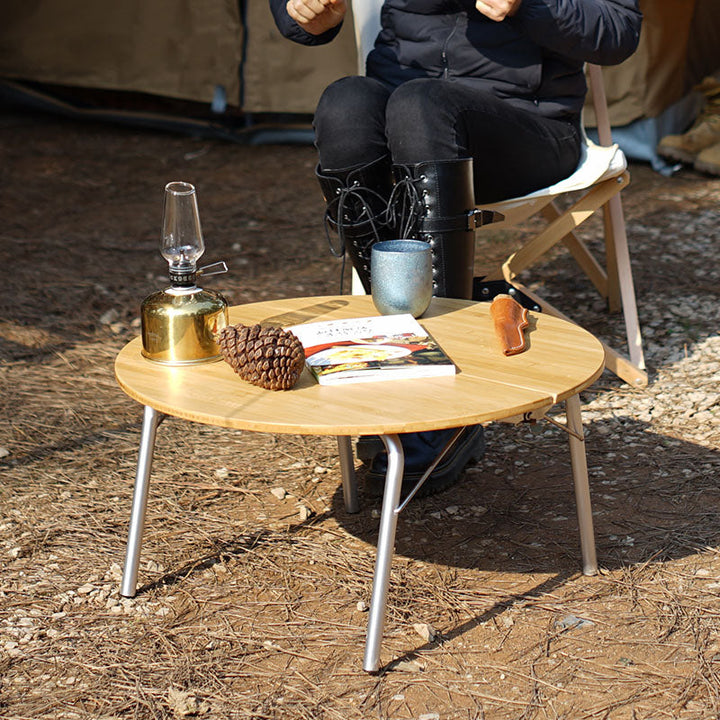 Portable Bamboo Folding Table