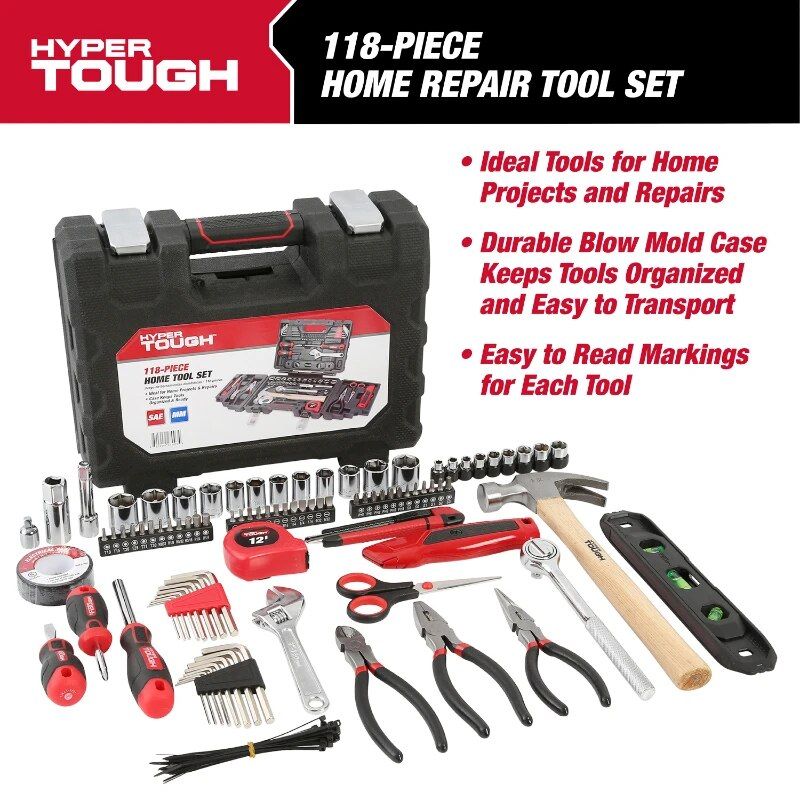 118-Piece Repair Kit with Durable Case