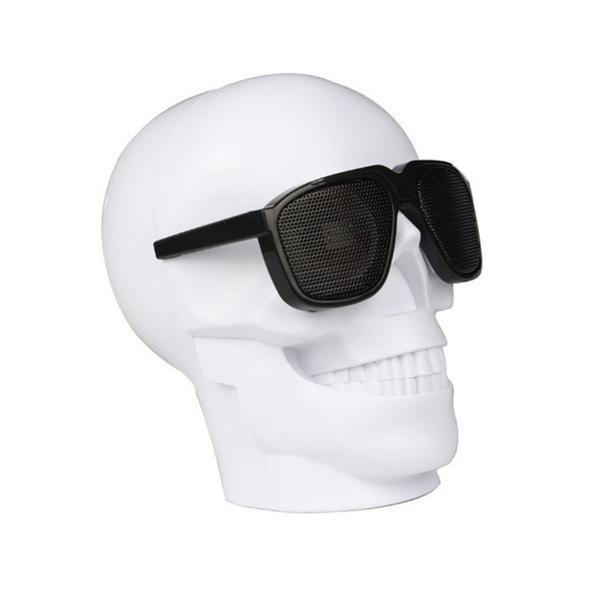 Skull with Sunglass Shape Wireless Bluetooth Speaker - MRSLM