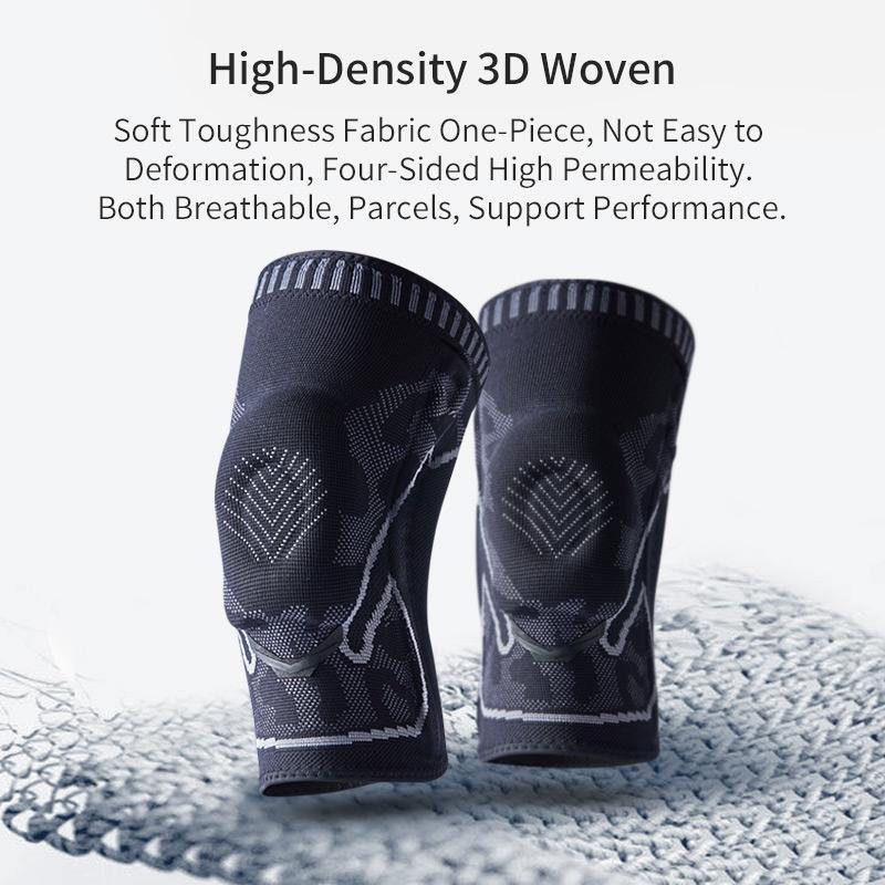 TMT Knitted Silicone Anti-collision Sports Knee Pads - MRSLM