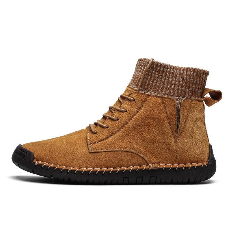 Men's Handmade Socks High Top Martin Boots