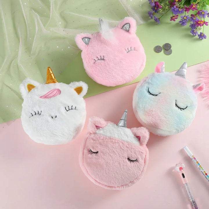 Magical Unicorn Plush Shoulder Bag for Fashionable Kids