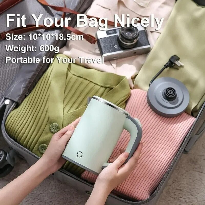 Portable Stainless Steel Electric Kettle 800ml