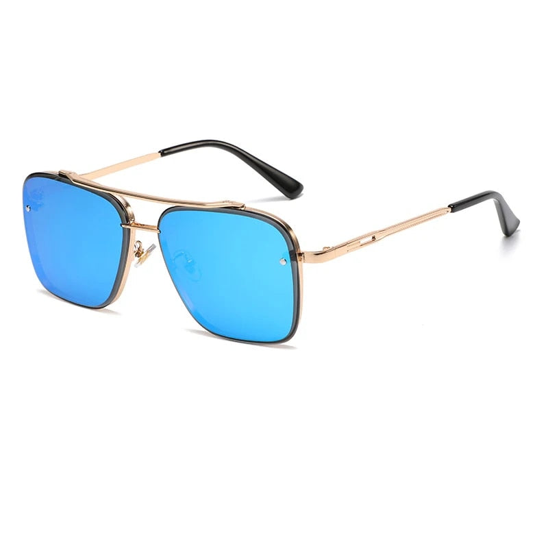 Luxury Gradient Pilot Sunglasses for Men