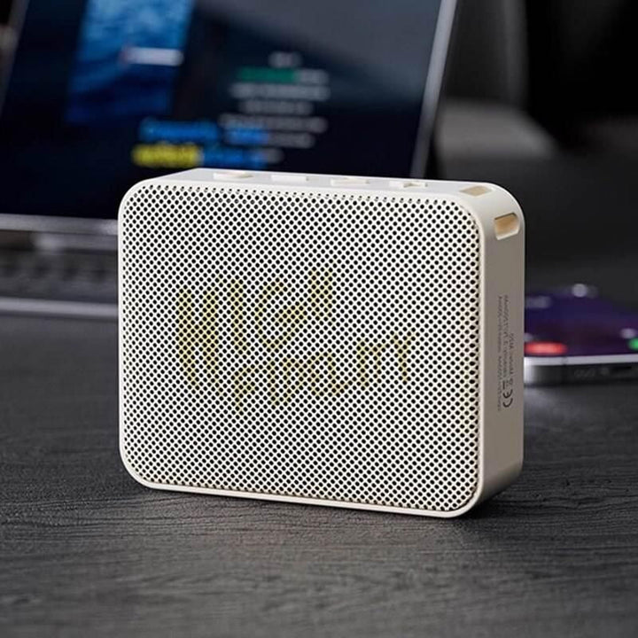 Portable Waterproof Bluetooth Speaker with Enhanced Bass