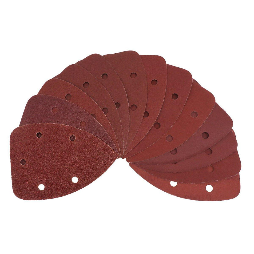 40pcs 60/80/120/240 Grit Sanding Sheets Sandpaper Sanding Disc Pads Triangle Grinding Tool - MRSLM