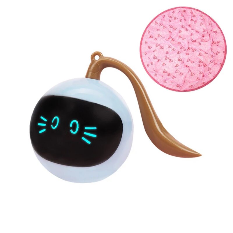 Interactive Cat Toy: Smart Moving Bouncing Ball for Indoor Cats