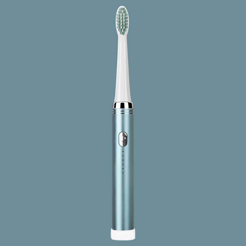 Aluminum Alloy Metal Handle Electric Toothbrush With Soft Bristles - MRSLM