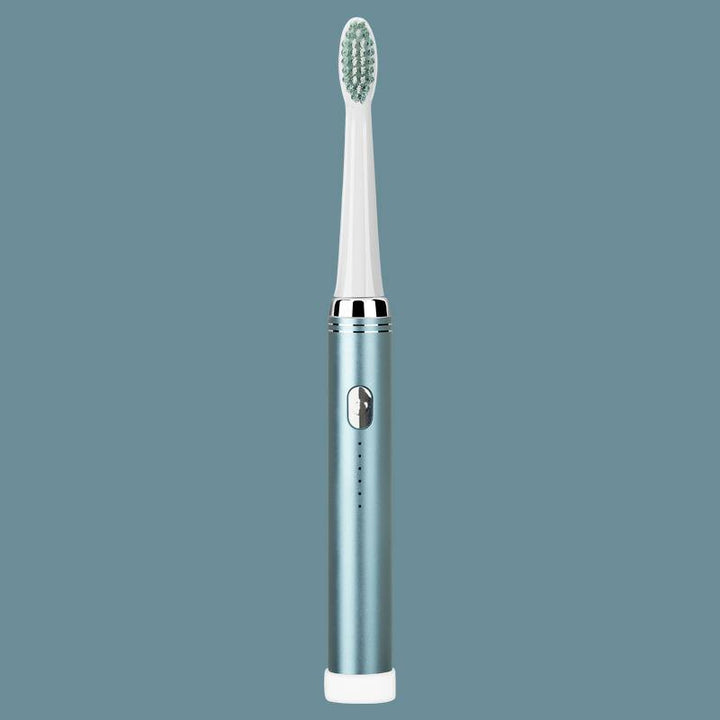 Aluminum Alloy Metal Handle Electric Toothbrush With Soft Bristles - MRSLM