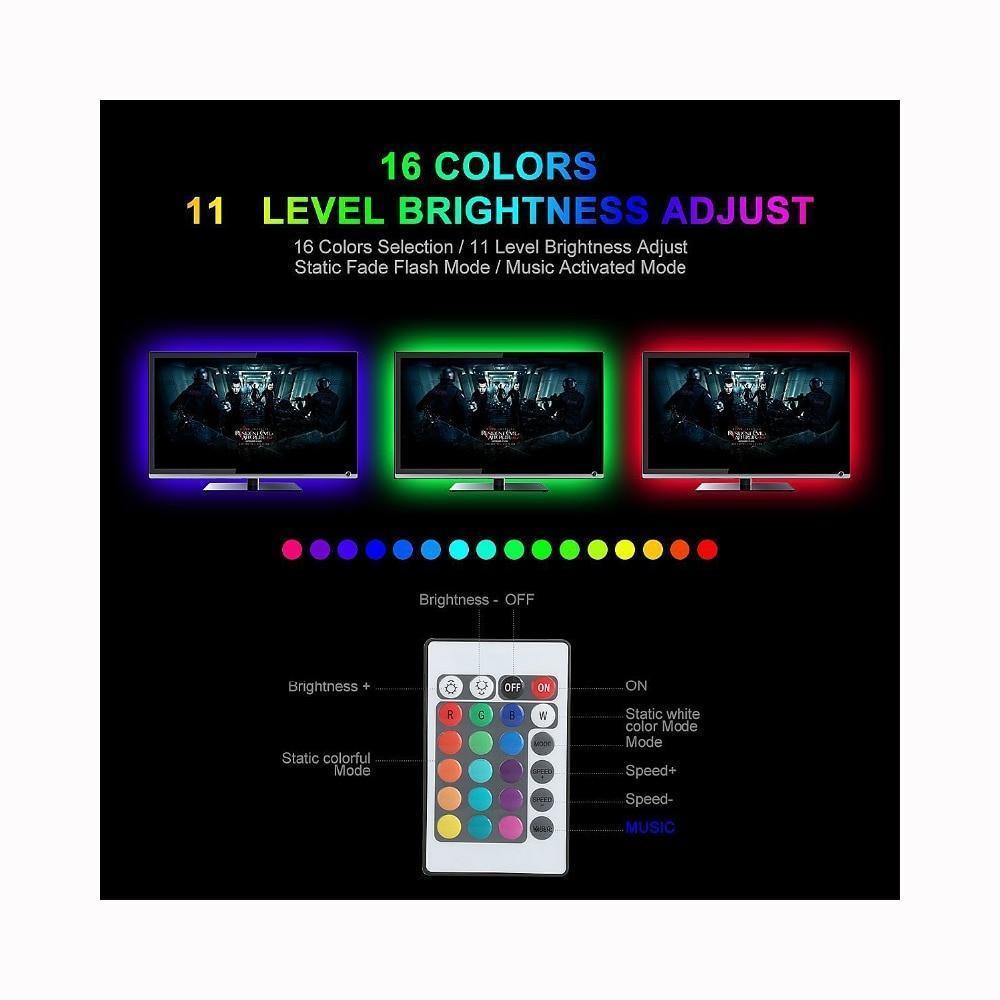 Color Changing LED Strip with Remote Control