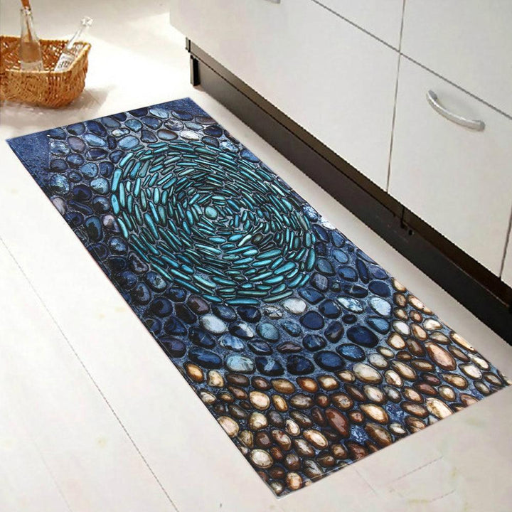 40 x 120cm Fashion 3D Cobblestone Non-slip Absorent Water Floor Mats Carpet Pad