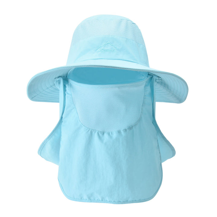 QuickDry UV Protection Fisherman Cap with Face Neck Cover