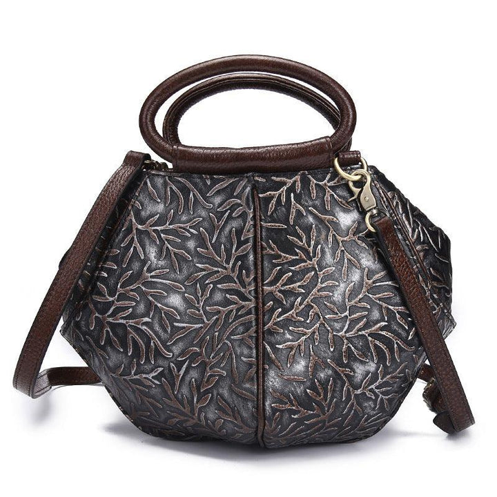 Color contrast casual women's handbag