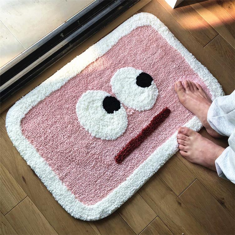 Japanese Style Bathroom Non Slip Mat Door Mat Bedroom Door Bathroom Floor Mat Household Blanket Absorbent Mat Bathroom Floor Mat