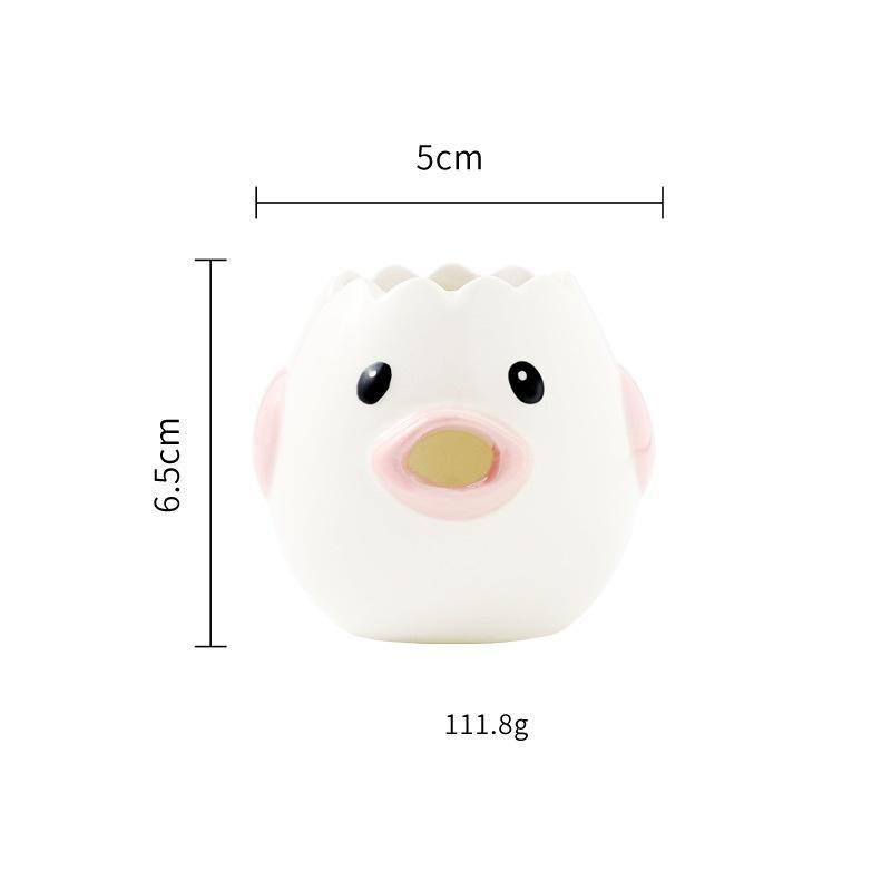 Cute Chicken Ceramic Egg White Separator Kitchen Accessories Practical - MRSLM