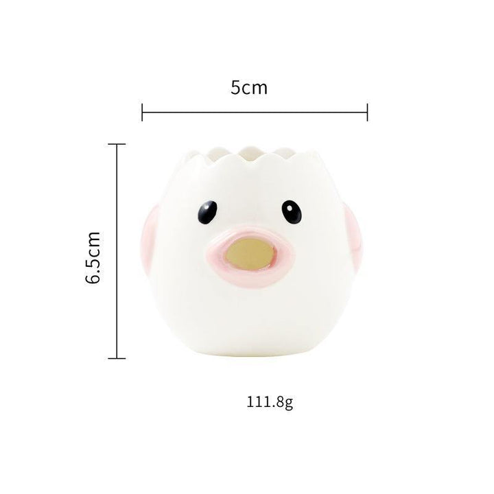 Cute Chicken Ceramic Egg White Separator Kitchen Accessories Practical - MRSLM