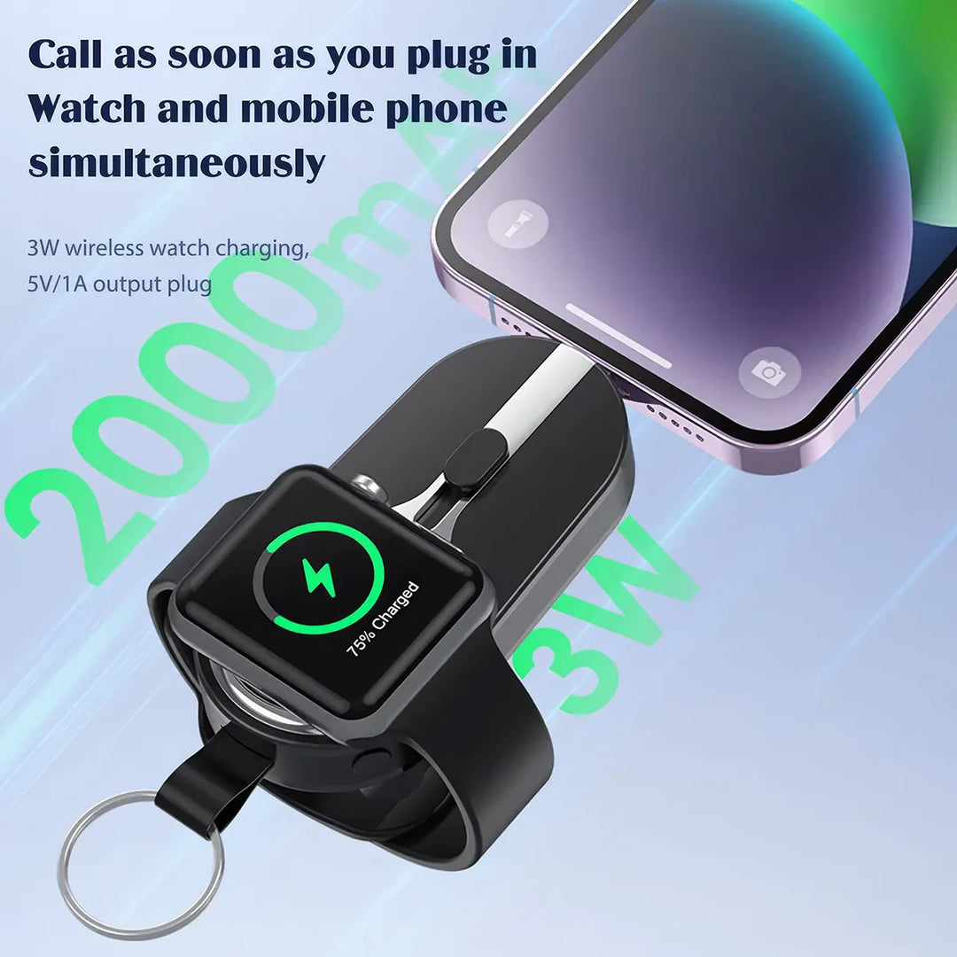 Ultra-Compact Mini Power Emergency Pod Keychain Charger