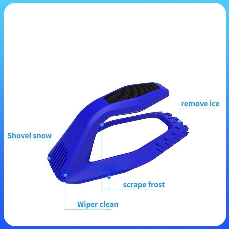 4-in-1 Quick Clean Windshield Ice & Snow Remover Tool