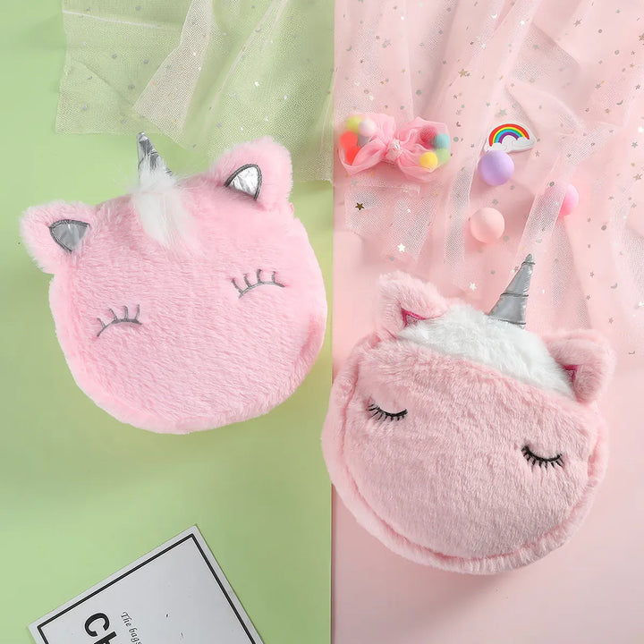 Magical Unicorn Plush Shoulder Bag for Fashionable Kids