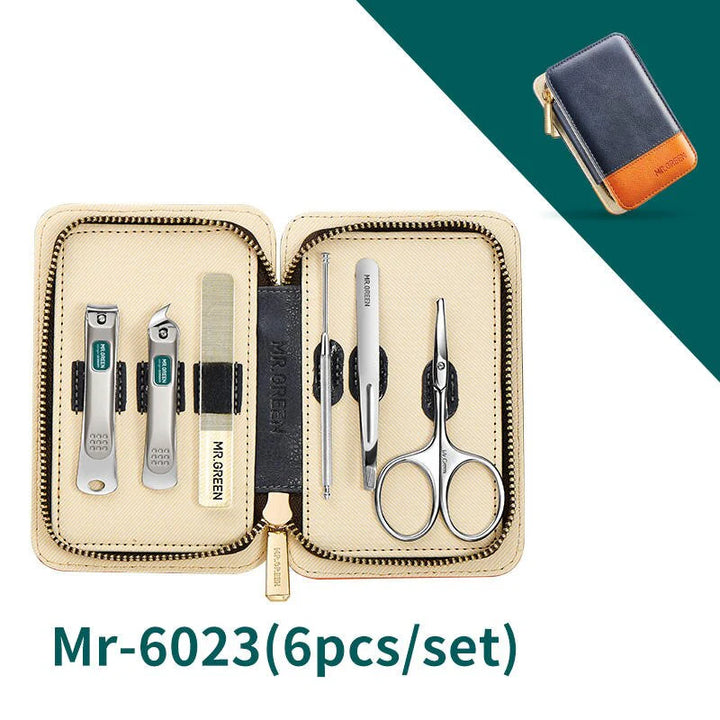 Color Contrast Stainless Steel Manicure Set