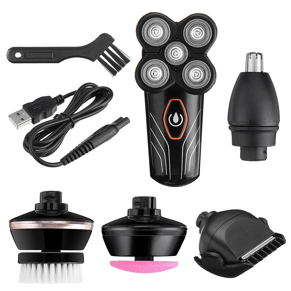 5 In 1 Waterproof Electric Shaver Nose Hair Trimmer