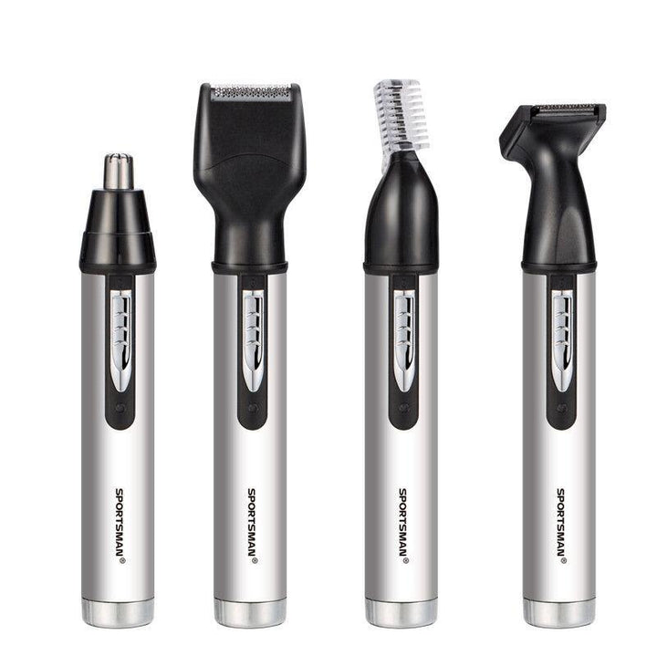 4 In 1 Electric Nose Hair Trimmer Male Rechargeable Hairstyle Mini Hair Shaver